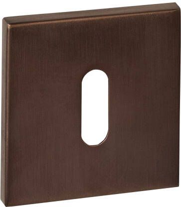 Intersteel Sleutelrozetten verdekt 53x53x6mm PVD brons