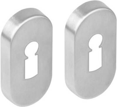 Intersteel Sleutelrozetten verdekt ovaal 65x30x10mm rvs