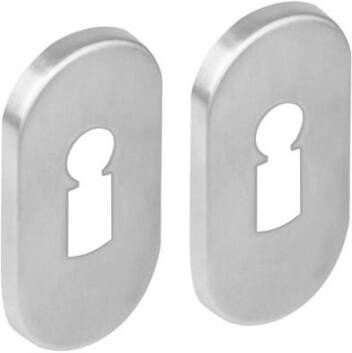 Intersteel Sleutelrozetten verdekt ovaal 65x30x5mm rvs