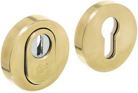 Intersteel Veiligheidsrozet SKG3 KTB messing gelakt