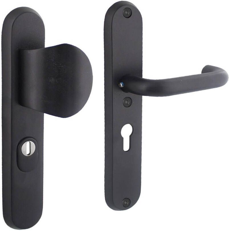 Intersteel VH-beslag SKG3 PC 55 mm mat zwart met KTB