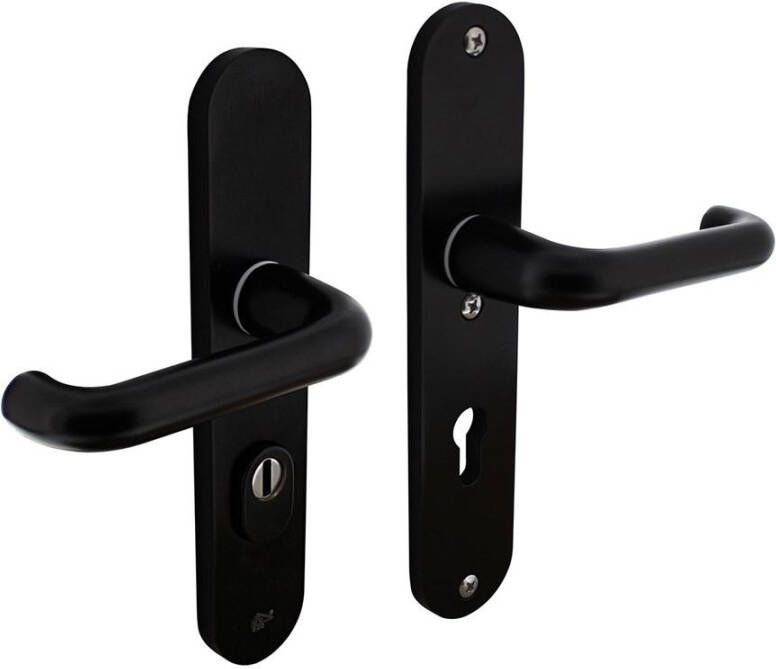 Intersteel VH kr kr schild rd vast matzwart pc72 skg3