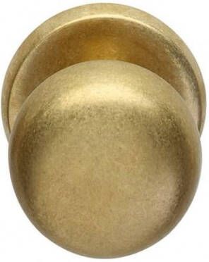 Intersteel Voordeurknop zwaar messing getrommeld