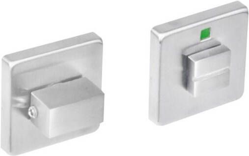 Intersteel WC-sluiting 5mm staal verdekt met nokken vierkant 53x53x8mm rvs