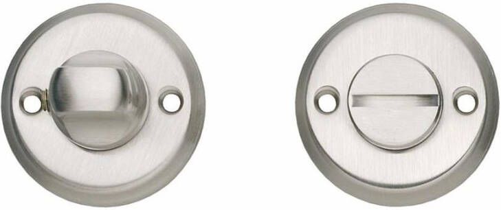 Intersteel WC-sluiting 8mm ø50x5mm messing nikkel mat