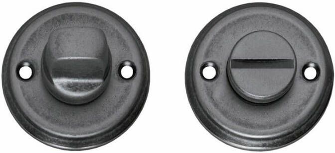 Intersteel WC-sluiting 8mm ø50x5mm messing oud grijs