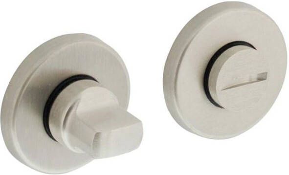 Intersteel WC-sluiting 8mm kunststof verdekt ø49x7mm messing nikkel mat