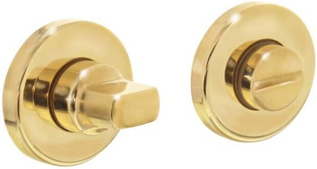 Intersteel WC-sluiting 8mm kunststof verdekt ø49x7mm messing ongelakt