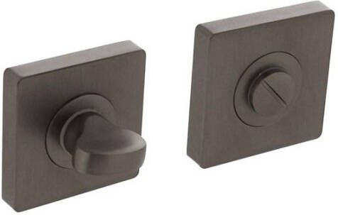 Intersteel WC-sluiting 8mm verdekt met nokken vierkant 55x55x10mm zamak antraciet-grijs