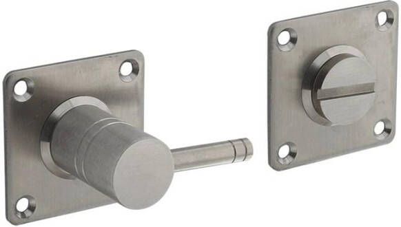 Intersteel WC-sluiting 8mm vierkant 42x42x2mm rvs