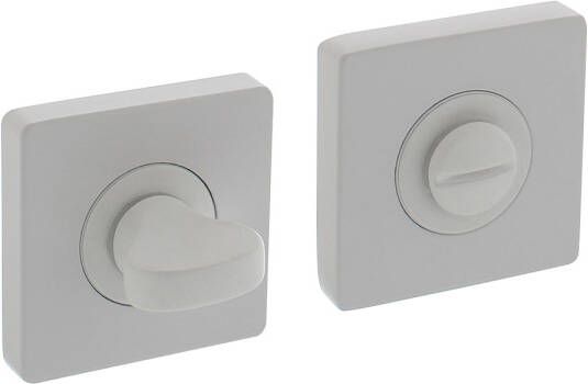 Intersteel WC-sluiting 8mm vierkant 55x55x10mm wit