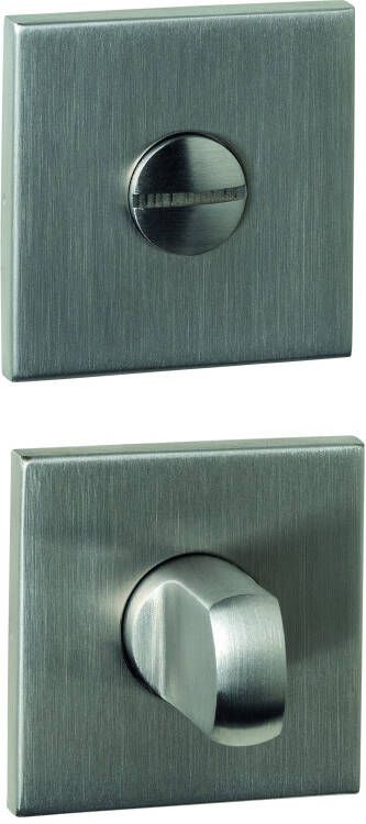 Intersteel WC-sluiting verdekt 53x53x6mm met stift 6-8mm rvs