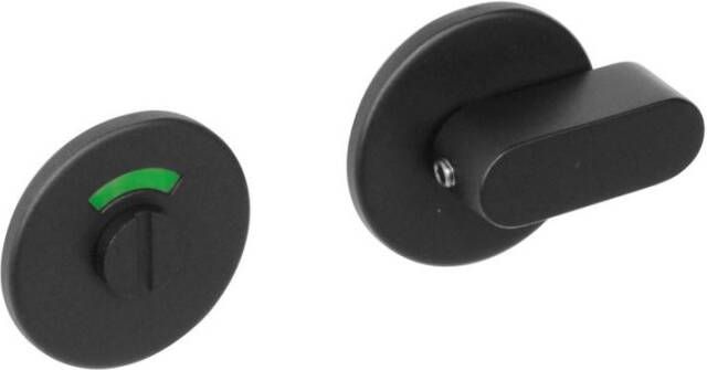 Intersteel WC-sluiting verdekt ø53x5mm met comfortknop en stift 8x8mm structuur zwart