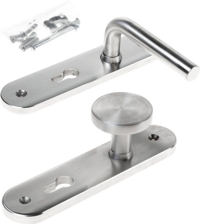 JRS Knop- krukgarn.rvs mas.l-model afger.PC55