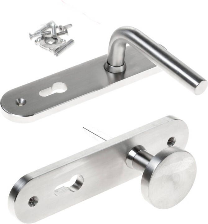 JRS Knop- krukgarn.rvs mas.l-model afger.PC72