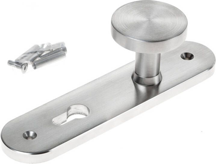 JRS Knopschild rvs massief afgerond PC72