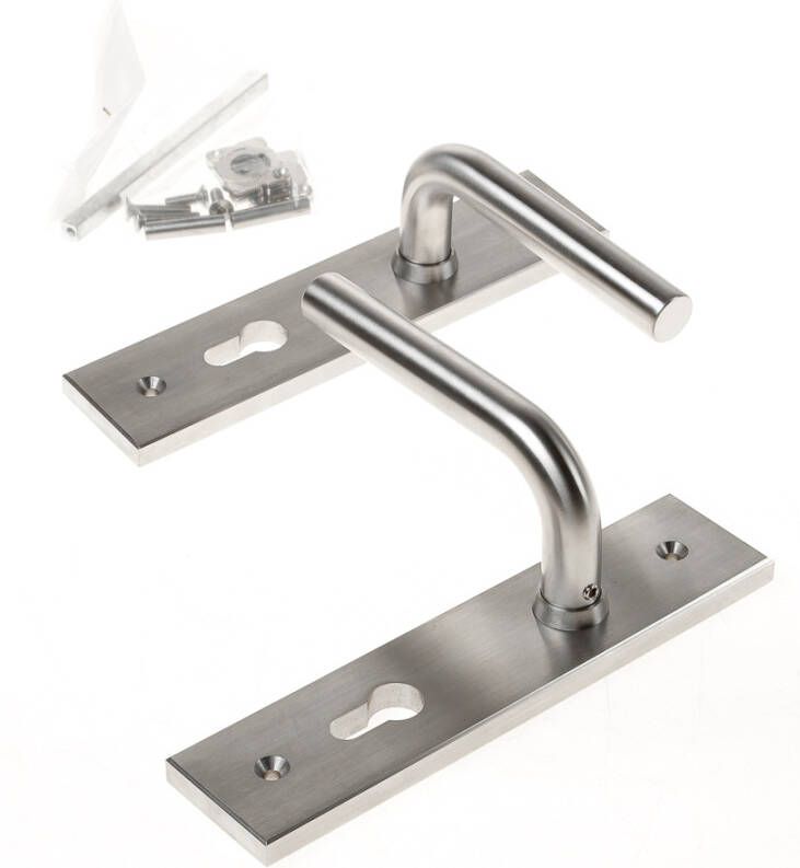 JRS Krukgarn.rvs massief l-model rechth. pc 72