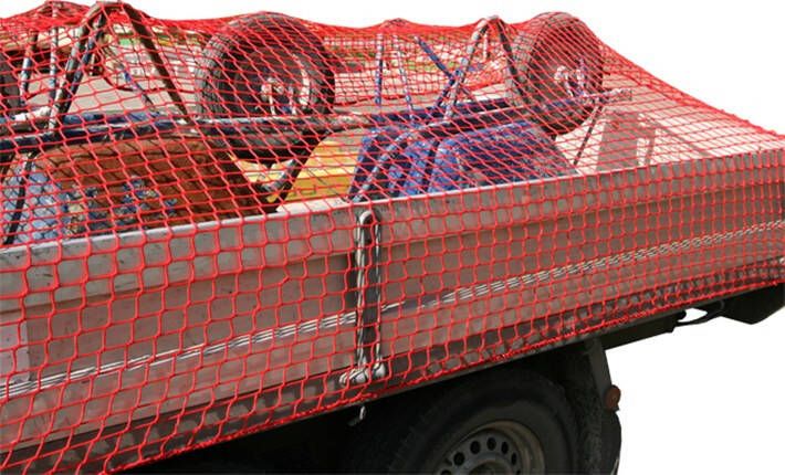 Kelfort Aanhangwagennet rood 200x300cm