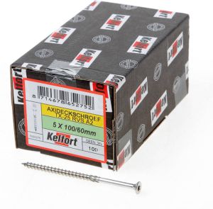 Kelfort Axideckschroef rvs 5.0x100 60