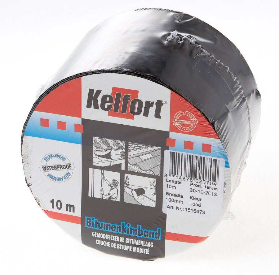 Kelfort Bitumenkimband 10x100 loodkl.