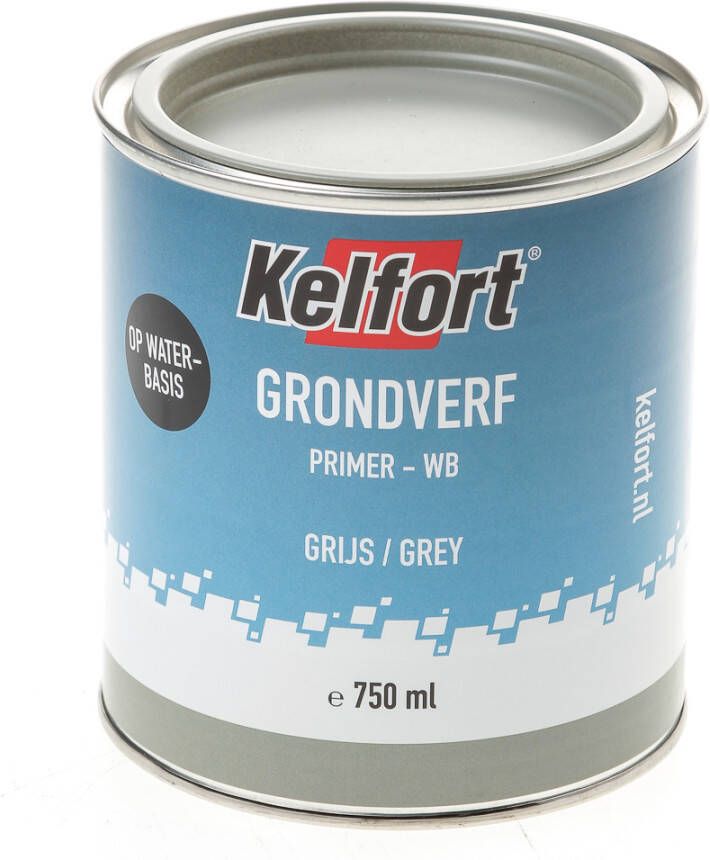 Kelfort Grondverf grijs (waterb) 750ml