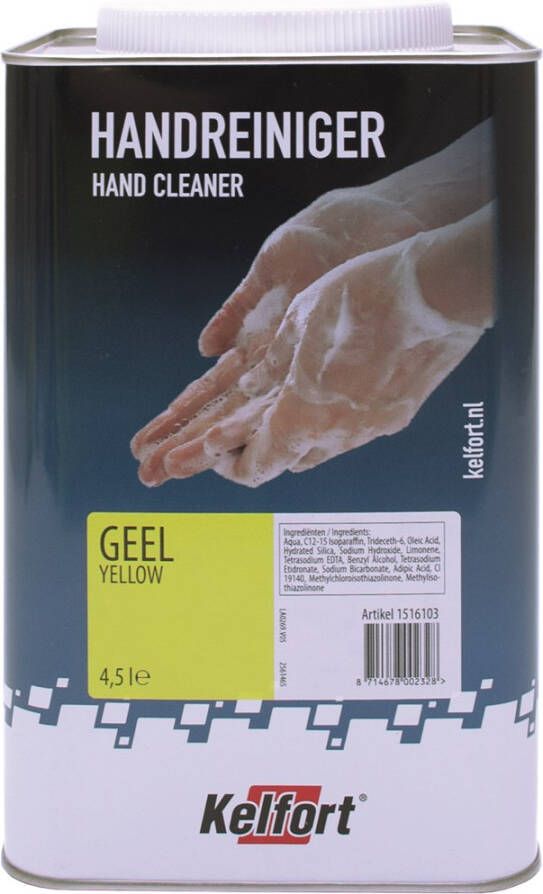 Kelfort handreiniger geel 4.5l