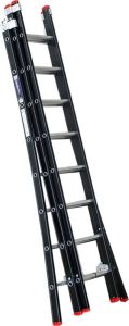 Kelfort Reformladder Magnus zwart 3x8