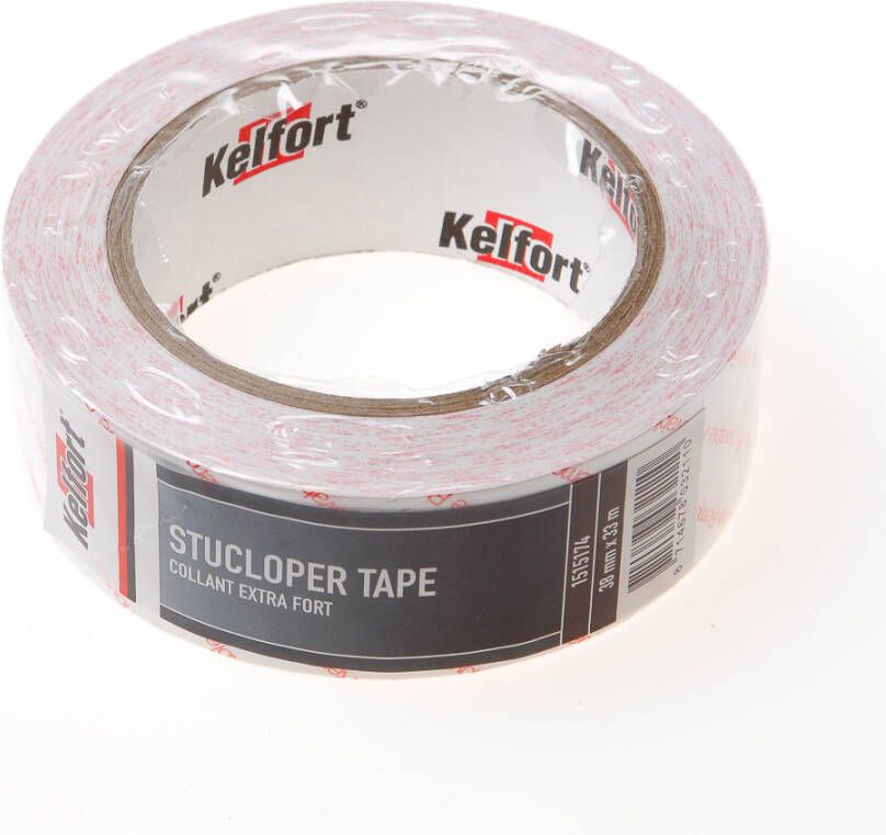 Kelfort Stucloper tape schoonv.38mmx33m