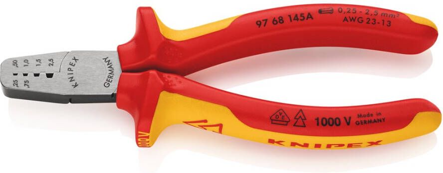 Knipex ADEREINDHULSTANG A 9768-145 MM