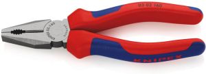 Knipex Kombitang zwart geatramenteerd met meer-componentengrepen 160 mm 0302160