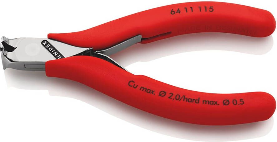 Knipex Voorsnijtang met klein facet 115 mm 6411115