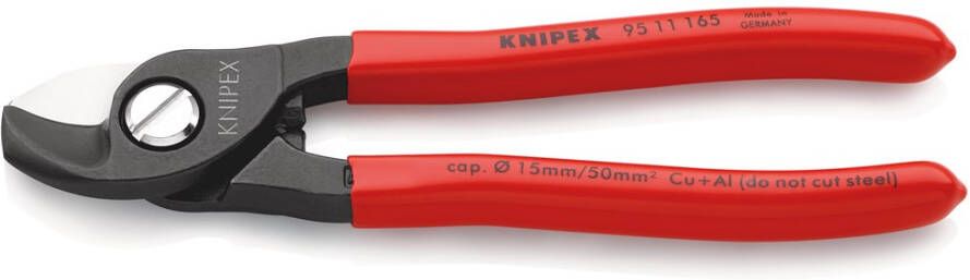 Knipex Kabelschaar met kunststof bekleed 165 mm 9511165
