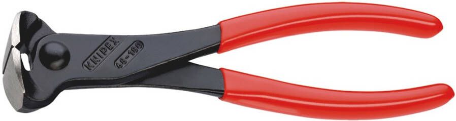 Knipex Voorsnijtang zwart geatramenteerd met kunststof bekleed 180 mm 6801180