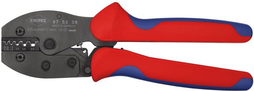 Knipex PreciForce© Krimptang gebruineerd met meer-componentengrepen 220 mm 975238