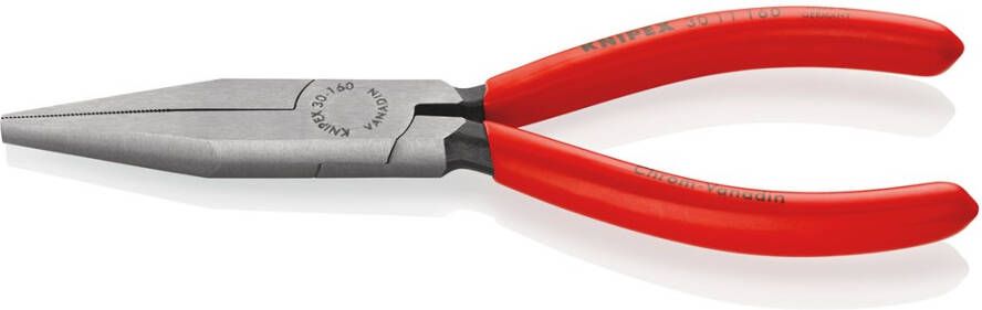 Knipex Langbektang zwart geatramenteerd met kunststof bekleed 160 mm 3011160