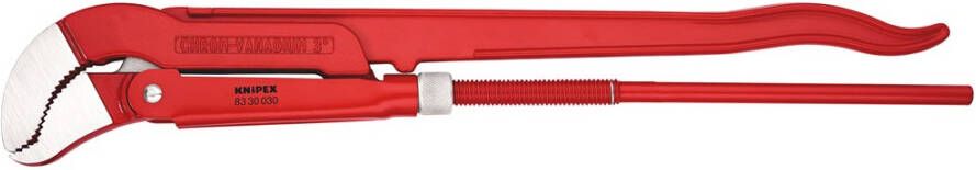 Knipex Pijptang S-vormig rood poedergecoat 680 mm 8330030