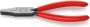 Knipex Platbuigtang zwart geatramenteerd met kunststof bekleed 160 mm 2001160 - Thumbnail 1