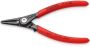 Knipex Precisie-borgveertang grijs geatramenteerd 140 mm 4931A0 - Thumbnail 1