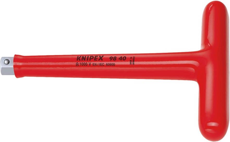 Knipex T-greep met buitenvierkant 1 2" 200 mm 9840