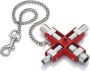 Knipex Universele sleutel voor alle standaard schakelkasten en afsluitsystemen 90 mm 001106 - Thumbnail 2