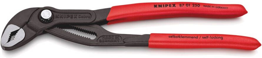Knipex Waterpomptang Cobra gepolijst 250 mm 87 01 250 SB 8701250SB
