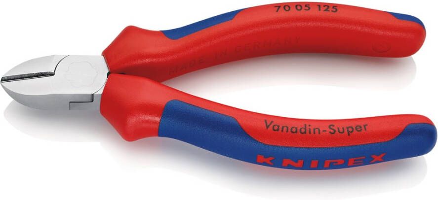 Knipex Zijsnijtang verchroomd met meer-componentengrepen 125 mm 7005125