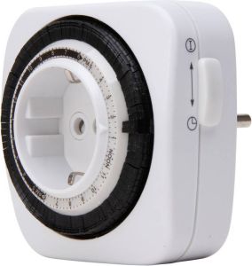 Kopp tijdschakelklok analoog compact IP20 16A wit