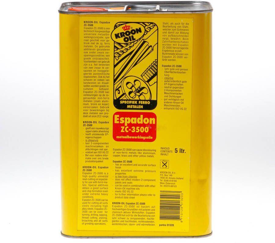 Kroon-oil Draadsnijolie Espadon zc3500 5ltr