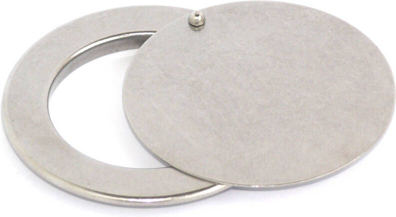 Kruse Rozet rond met klep voor sleutelbuis pc