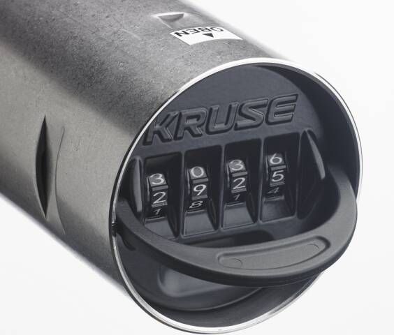 Kruse Sleutelbuis PC rvs 4 cijfercode
