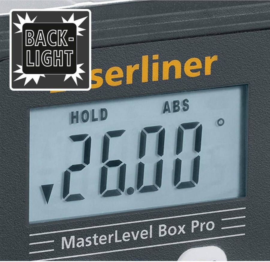 Laserliner Masterlevel Box Pro Hellingsmeter | Digitaal | Bluetooth | +Tas 081.262A