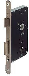 ASSA ABLOY 2420 Deurslot | DM50mm | PC72mm | krukgat 8mm | voorplaat staal gelakt 20x235mm afgerond | DR 1+3 2+4 7962002