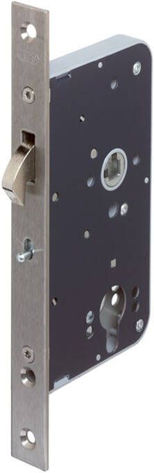 ASSA ABLOY 2478 Schuifdeurslot DM60mm | RC73 5mm | krukgat 8mm | voorplaat RVS 24x235mm rechthoekig | DR 1+2+3+4 7276535