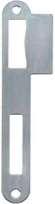 Lips SPU2420S Sluitplaat voor dag- en nachtslot | afgerond | staalverzinkt. | 166 x 24 mm 7170372